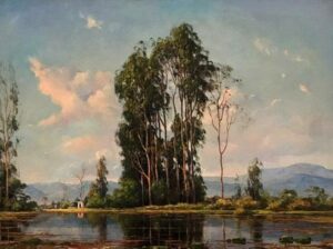 pintura Paisaje de Ricardo Gómez Campuzano