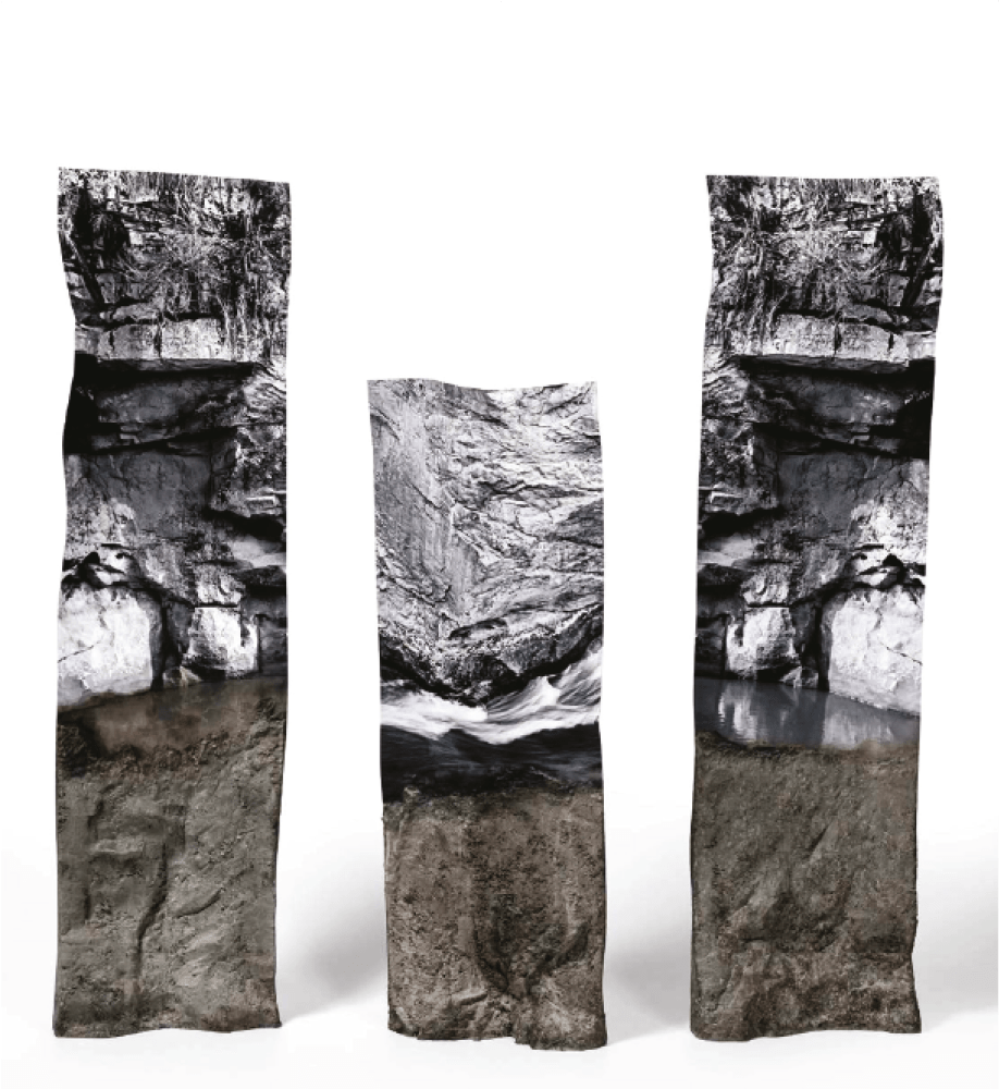 Escultura, Si las rocas nacieran al revés de Leyla Cárdenas